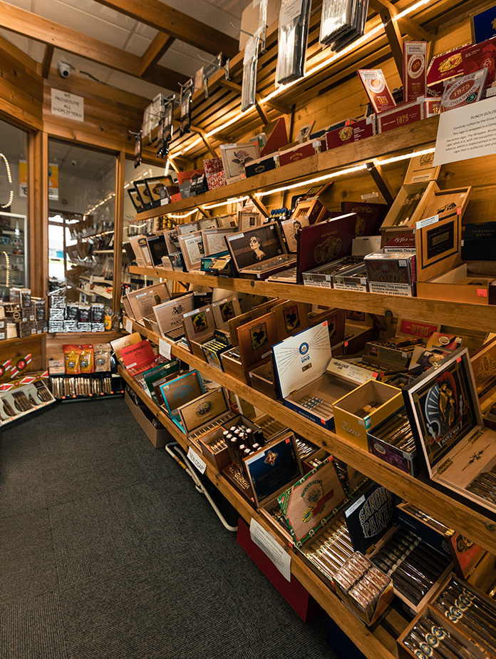 Cigar shop with walk-in humidor in Fond du Lac, WI