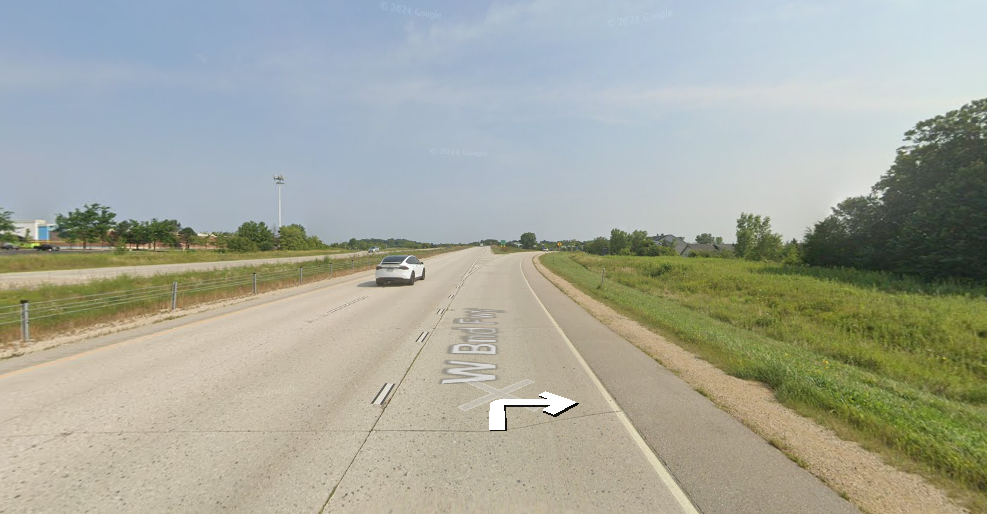 Take exit 68 to merge onto W Paradise Dr