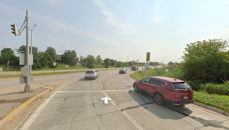 Merge onto W Paradise Dr