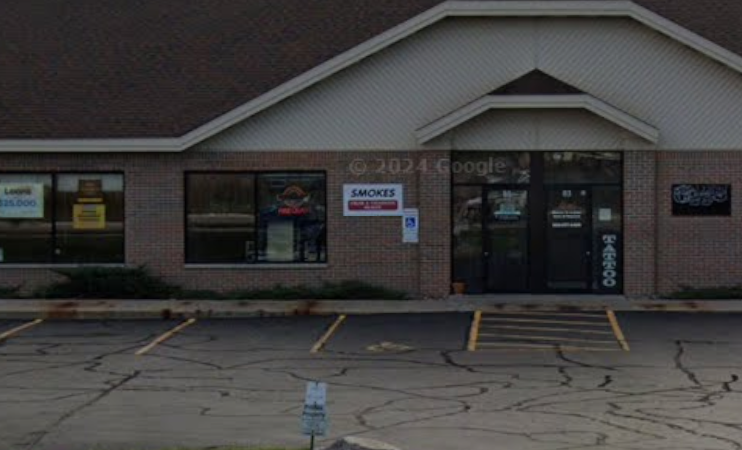 Arrive at SMOKES ON MAIN on your right