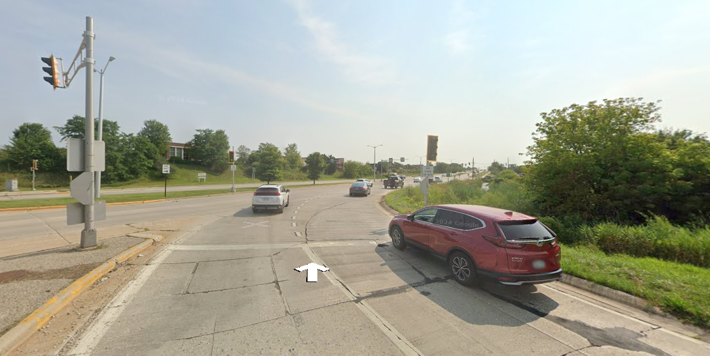 Merge onto W Paradise Dr